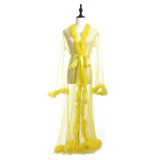 Sexy Lingerie Female Transparent Lingerie Bathrobe Robes
