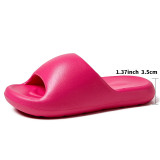 Thick soled home bathroom shower and non slip slippers for household use