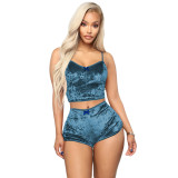 Sexy V-neck slim fit lingerie multi color two-piece set BL053