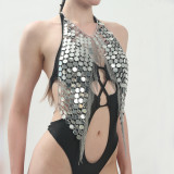 Body chain sexy bra chain sequin tassel