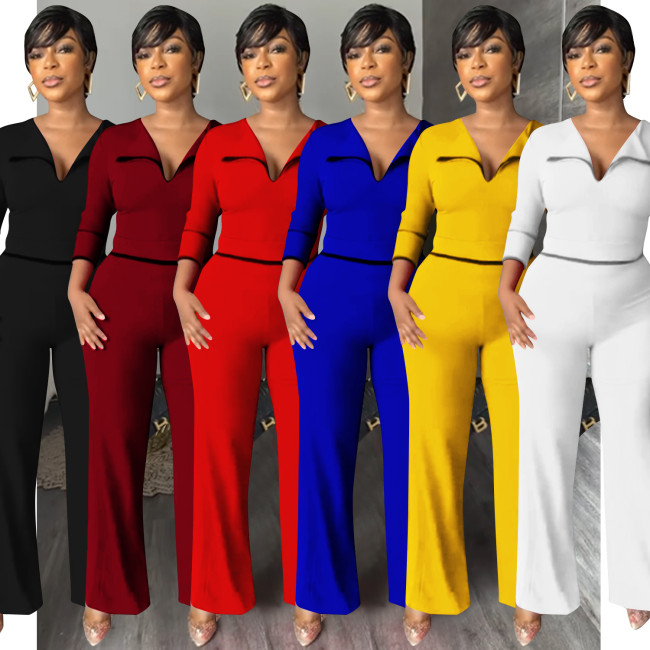 X5951 discounted fashionable women's slim fit jumpsuit