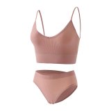 1607 Underwear Yoga Running Fitness Women's Sports Underwear Set