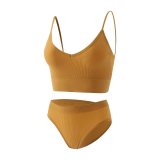 1607 Underwear Yoga Running Fitness Women's Sports Underwear Set