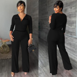 X5951 discounted fashionable women's slim fit jumpsuit