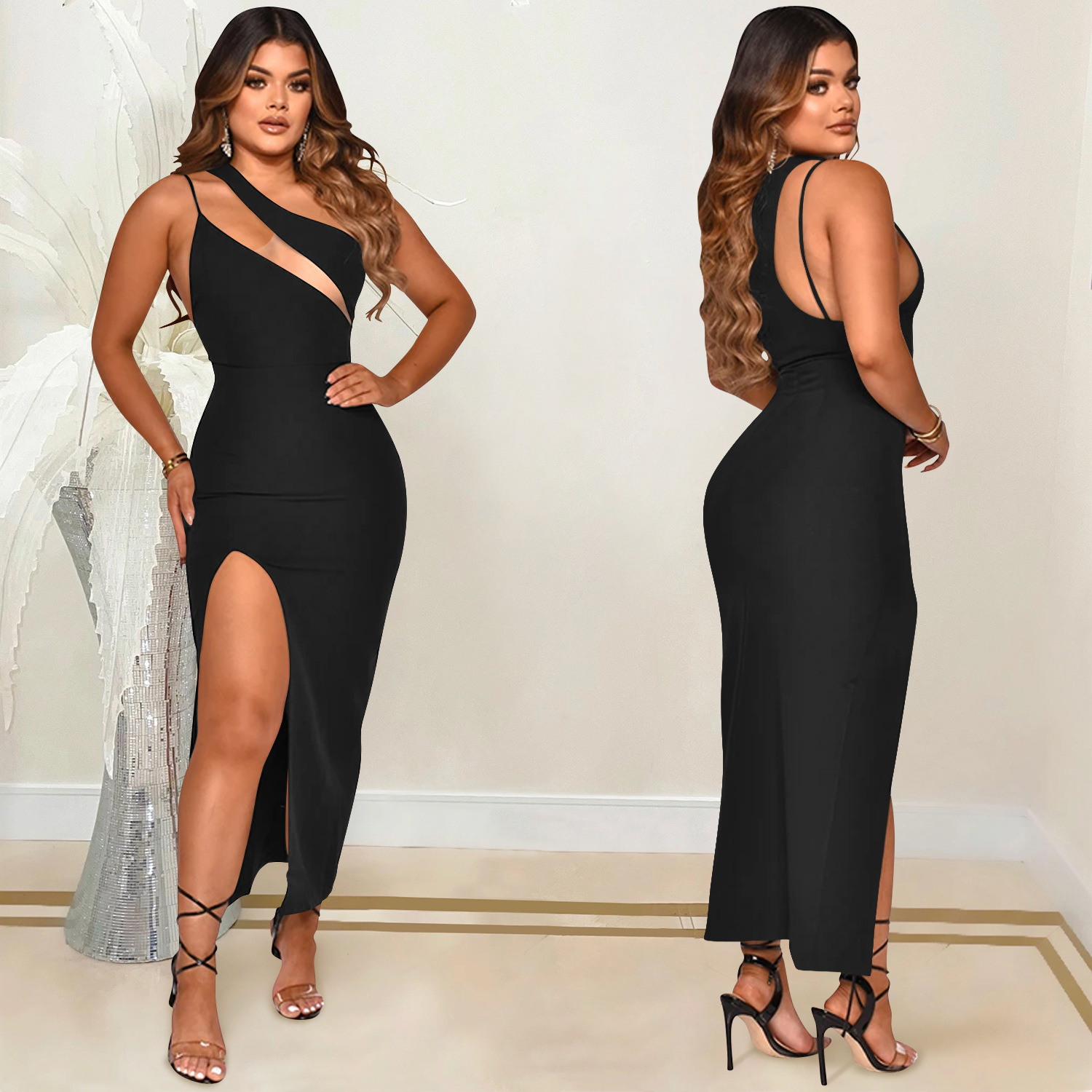 C5619 limited time special offer fashionable and sexy nightclub tight dress