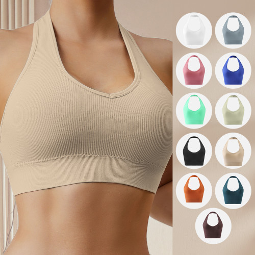 6606Yoga vest sexy sports bra