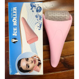 Ice roller massager for facial beauty and ice compress