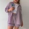 ⑥ Light purple[Including white vest]-Three piece set