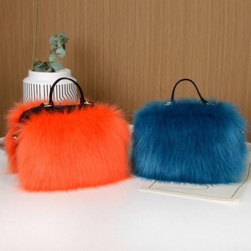 Imitation fur plush bag handbag shoulder bag