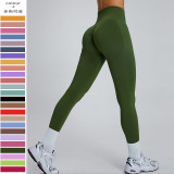 High waisted hip lifting peach pants, outdoor sports yoga clothes, quick drying yoga pants