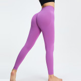 High waisted hip lifting peach pants, outdoor sports yoga clothes, quick drying yoga pants