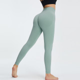 High waisted hip lifting peach pants, outdoor sports yoga clothes, quick drying yoga pants