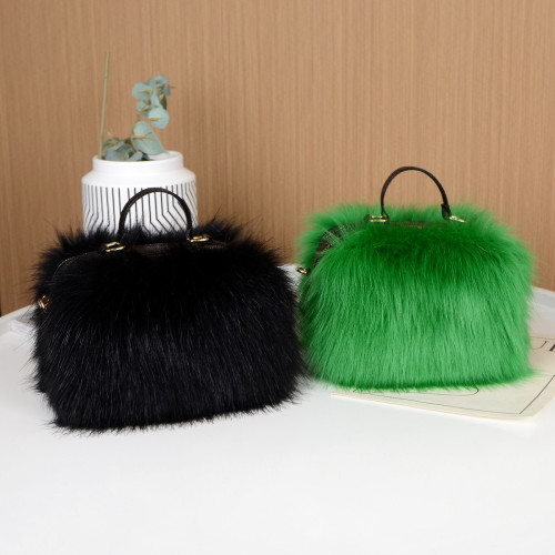 Imitation fur plush bag handbag shoulder bag