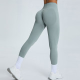 High waisted hip lifting peach pants, outdoor sports yoga clothes, quick drying yoga pants