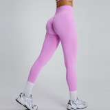 High waisted hip lifting peach pants, outdoor sports yoga clothes, quick drying yoga pants
