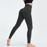 High waisted hip lifting peach pants, outdoor sports yoga clothes, quick drying yoga pants