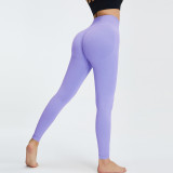 High waisted hip lifting peach pants, outdoor sports yoga clothes, quick drying yoga pants