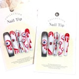 Ultra long water pipe A Halloween style dark simulation bleeding eyes 10pcs5CM