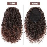 Wig braid elastic mesh synthetic wig curly hair ponytail