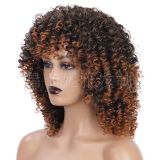 Wig Female Fluffy Explosion Head Chemical Fiber Small Curly Hair