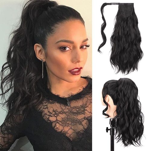 Wig roll ponytail Velcro synthetic ponytail