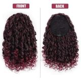 Wig braid elastic mesh synthetic wig curly hair ponytail