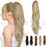 Wig, ponytail, curly hair, synthetic ponytail