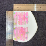 Cute watercolor hot girl wearable nail stickers