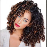Wig Female Fluffy Explosion Head Chemical Fiber Small Curly Hair
