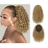 Wig braid elastic mesh synthetic wig curly hair ponytail