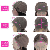Double Drawn Human Hair Curly Bob Wig