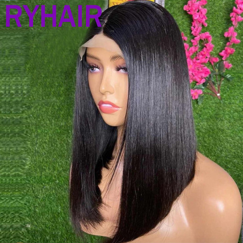 BOB Double Drawn Bone Straight Wig Human Hair