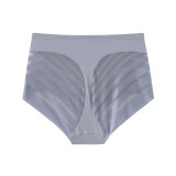 Mid waist women's triangle pants with striped mesh, high elasticity and comfort