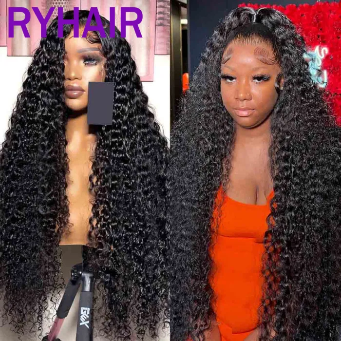 13x4 Hair Wig real hair Jerry Curly Human