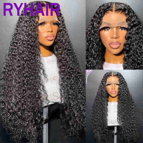 13x4 Hair Wig real hair Jerry Curly Human