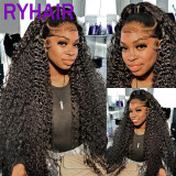 Kinky Curly Lace Frontal Human Hair Wig