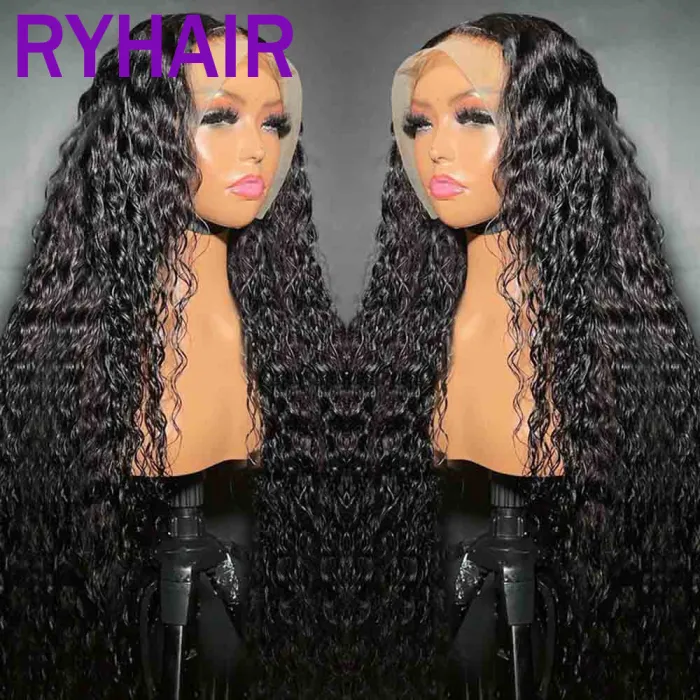 4x4 13x4 Water Wave Lace Frontal Wig