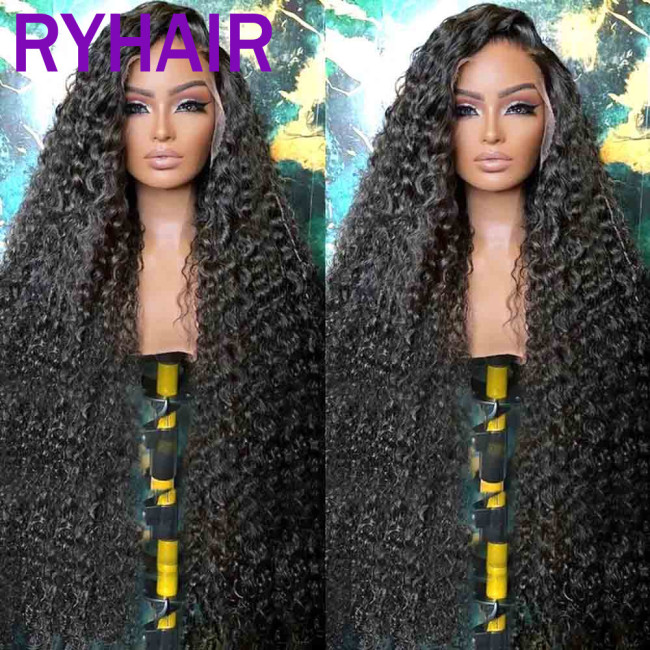 Kinky Curly Lace Frontal Human Hair Wig