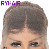 Double Drawn Water Curly Human Hair Full Frontal Wig