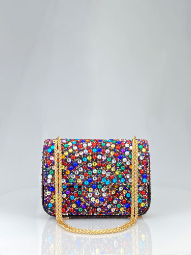 Sparkling Handheld One Shoulder Cross Shoulder Banquet Bag