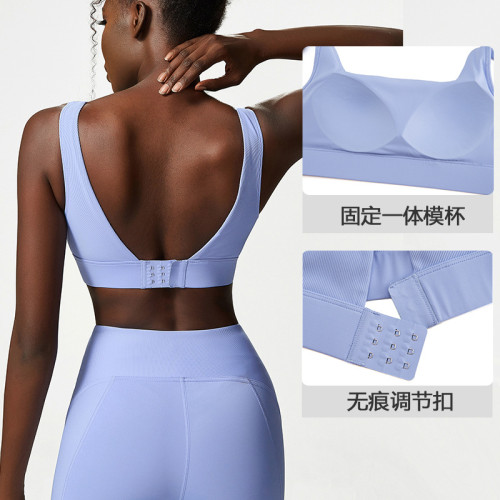 Naked yoga suit three piece set plus size fitness suit set