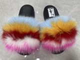 Baolingshop Fur Slipper Fur Slides On Sale Flash Sale Catch up BS001