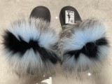 Baolingshop Fur Slipper Fur Slides On Sale Flash Sale Catch up BS001