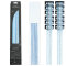 Laser Lake Blue(12 strips black boxed)
