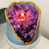 Crystal Mineral Aromatherapy Candle Ornament Birthday Gift Creative Companion Gift