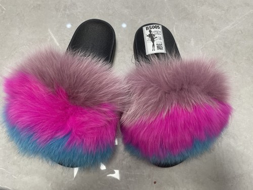 Baolingshop Fur Slipper Fur Slides On Sale Flash Sale Catch up BS001