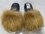 Baolingshop Fur Slipper Fur Slides On Sale Flash Sale Catch up BS001