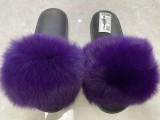 Baolingshop Fur Slipper Fur Slides On Sale Flash Sale Catch up BS001