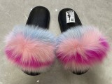 Baolingshop Fur Slipper Fur Slides On Sale Flash Sale Catch up BS001