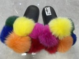 Baolingshop Fur Slipper Fur Slides On Sale Flash Sale Catch up BS001